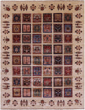 Ivory Garden Design Persian Hand Knotted Wool Rug - 5' 11" X 7' 6" - Golden Nile