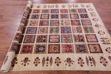 Ivory Garden Design Persian Hand Knotted Wool Rug - 5' 11" X 7' 6" - Golden Nile