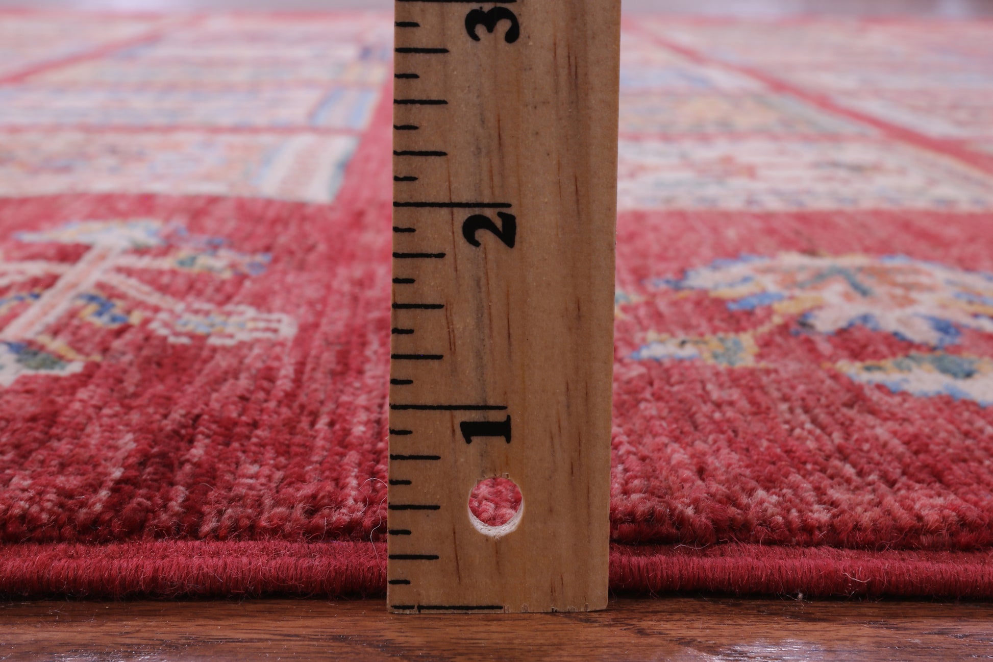 Red Garden Design Persian Hand Knotted Wool Rug - 5' 11" X 7' 7" - Golden Nile