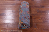Grey Peshawar Hand Knotted Wool Rug - 5' 10" X 8' 0" - Golden Nile
