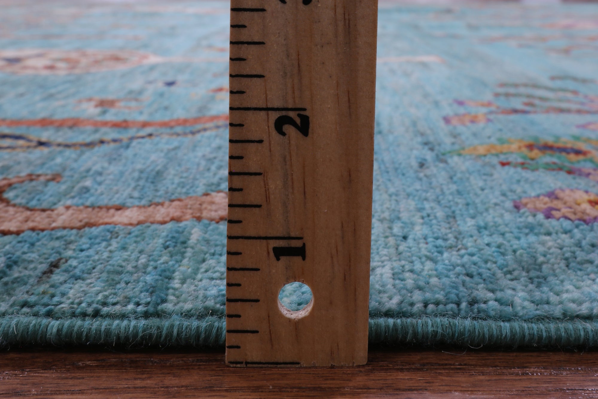 Blue Tribal Persian Gabbeh Hand Knotted Wool Rug - 5' 9" X 8' 2" - Golden Nile