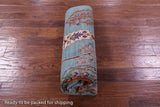 Blue Tribal Persian Gabbeh Hand Knotted Wool Rug - 5' 9" X 8' 2" - Golden Nile