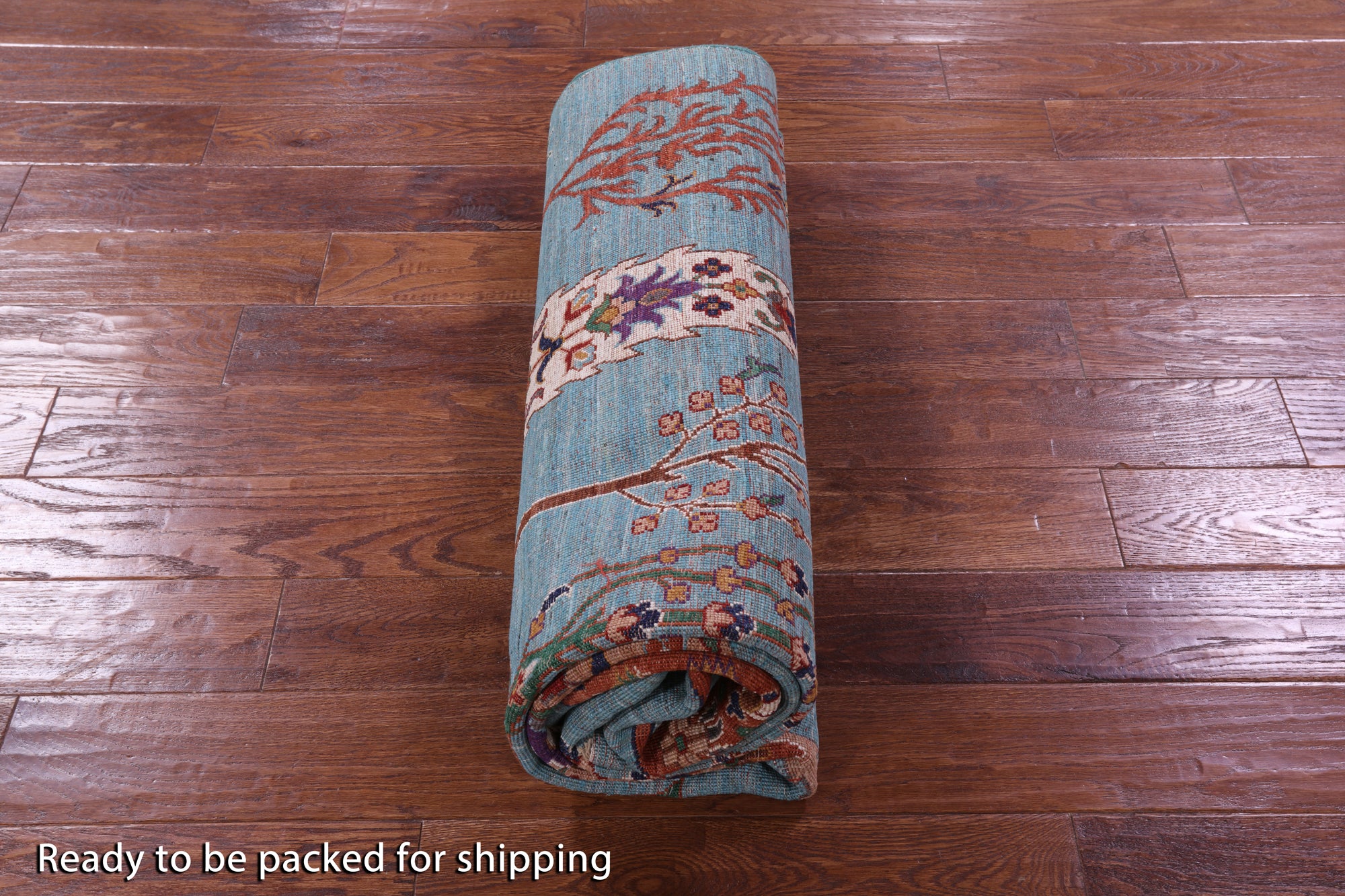 Blue Tribal Persian Gabbeh Hand Knotted Wool Rug - 5' 9" X 8' 2" - Golden Nile