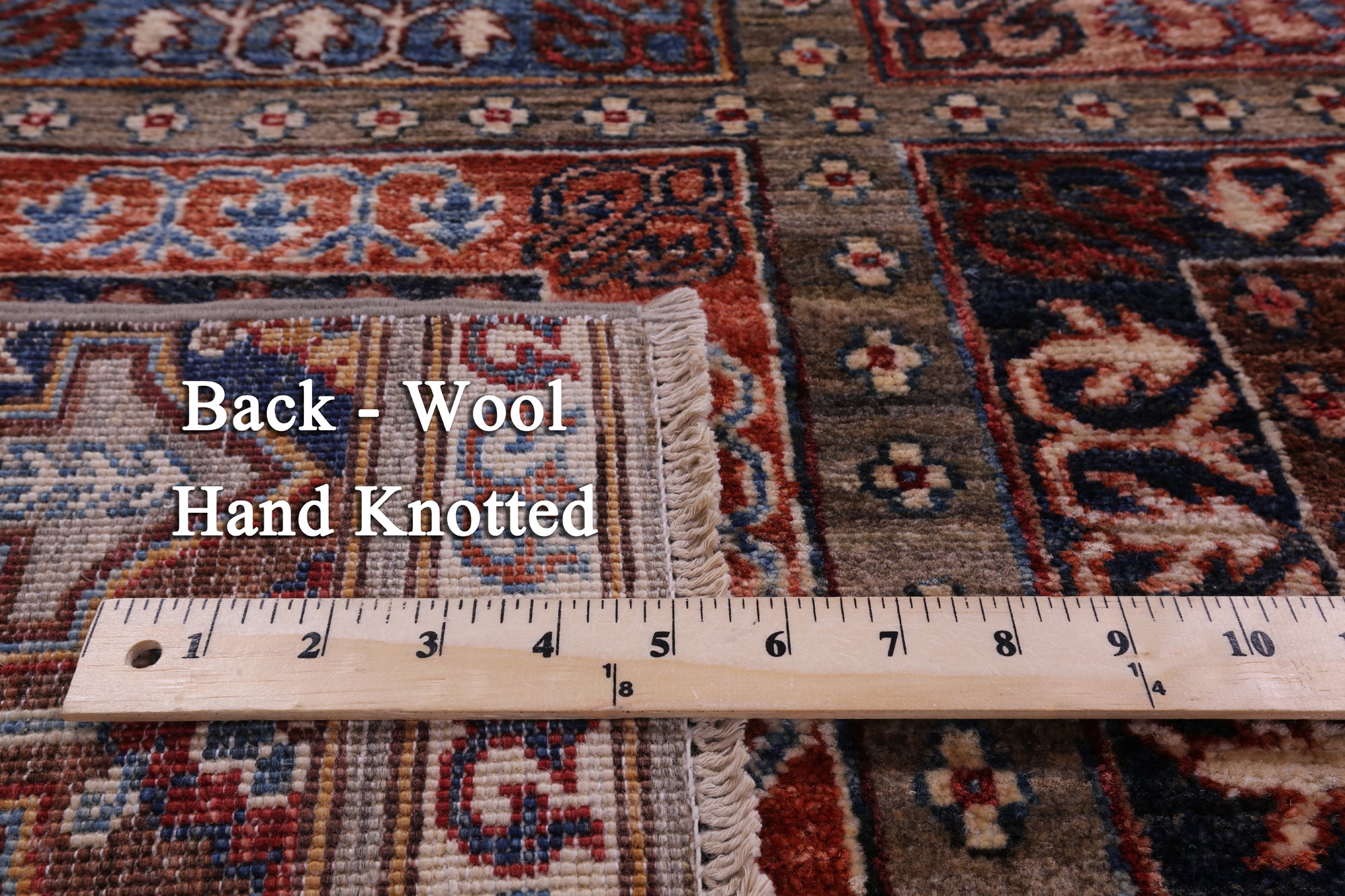 Tribal Persian Gabbeh Hand Knotted Wool Rug - 5' 9" X 8' 2" - Golden Nile