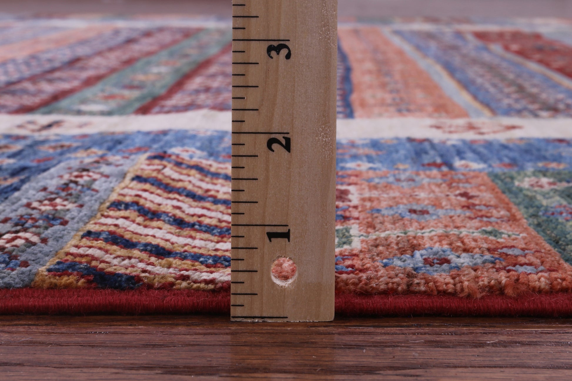 Tribal Persian Gabbeh Hand Knotted Wool Rug - 6' 11" X 10' 1" - Golden Nile