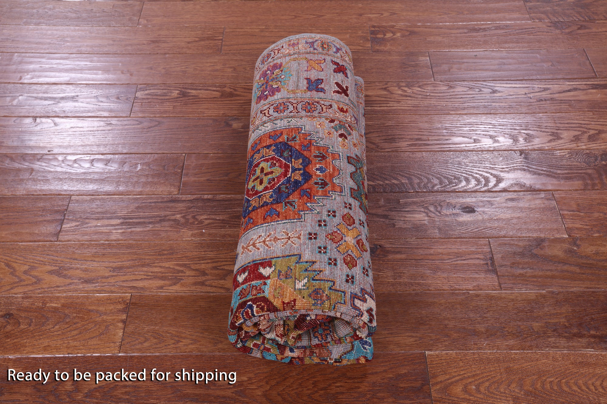 Turkmen Ersari Hand Knotted Wool Rug - 5' 0" X 6' 10" - Golden Nile