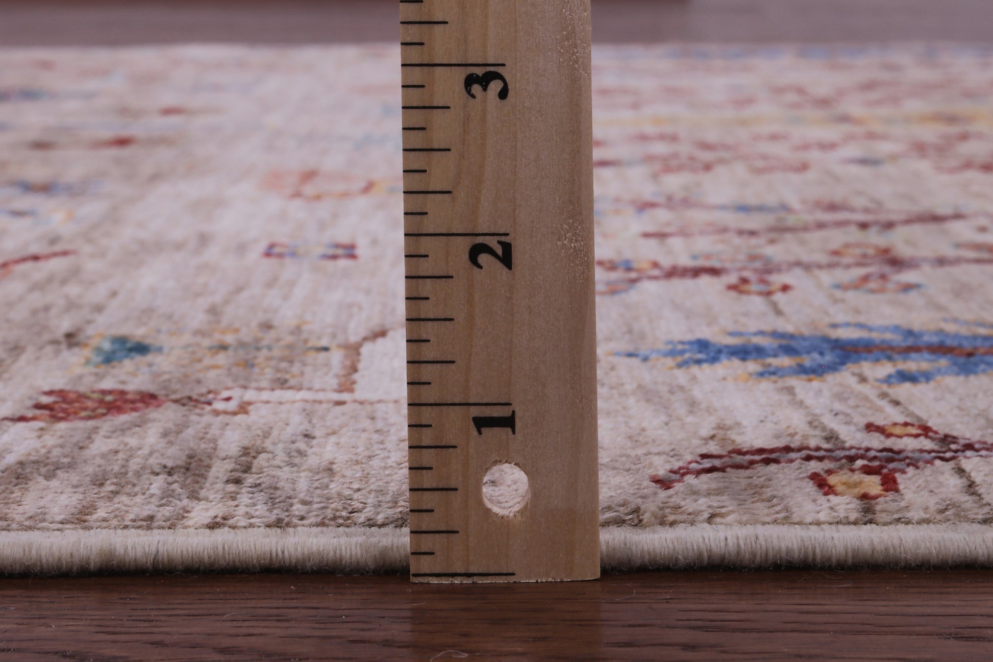 Tribal Persian Gabbeh Hand Knotted Wool Rug - 5' 1" X 6' 9" - Golden Nile