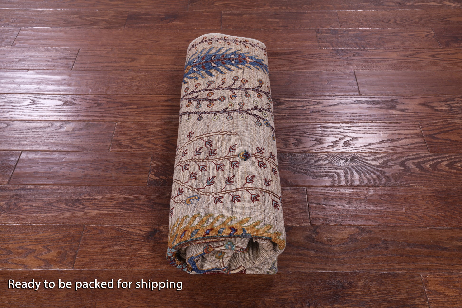 Tribal Persian Gabbeh Hand Knotted Wool Rug - 5' 1" X 6' 9" - Golden Nile