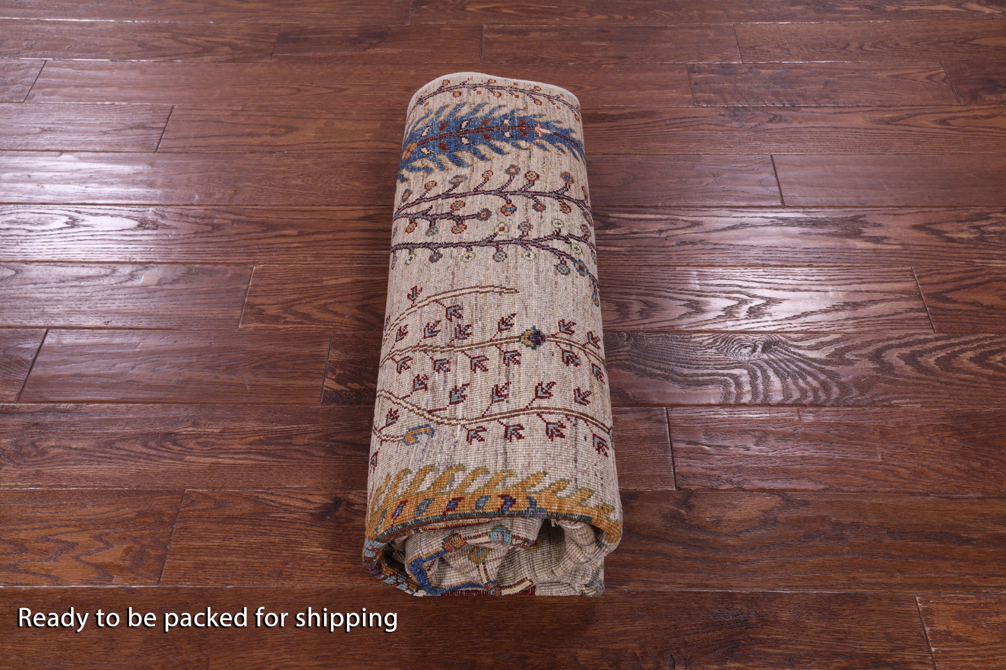 Tribal Persian Gabbeh Hand Knotted Wool Rug - 5' 1" X 6' 9" - Golden Nile