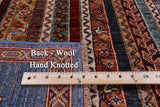 Shall Persian Gabbeh Hand Knotted Wool Rug - 5' 2" X 6' 7" - Golden Nile
