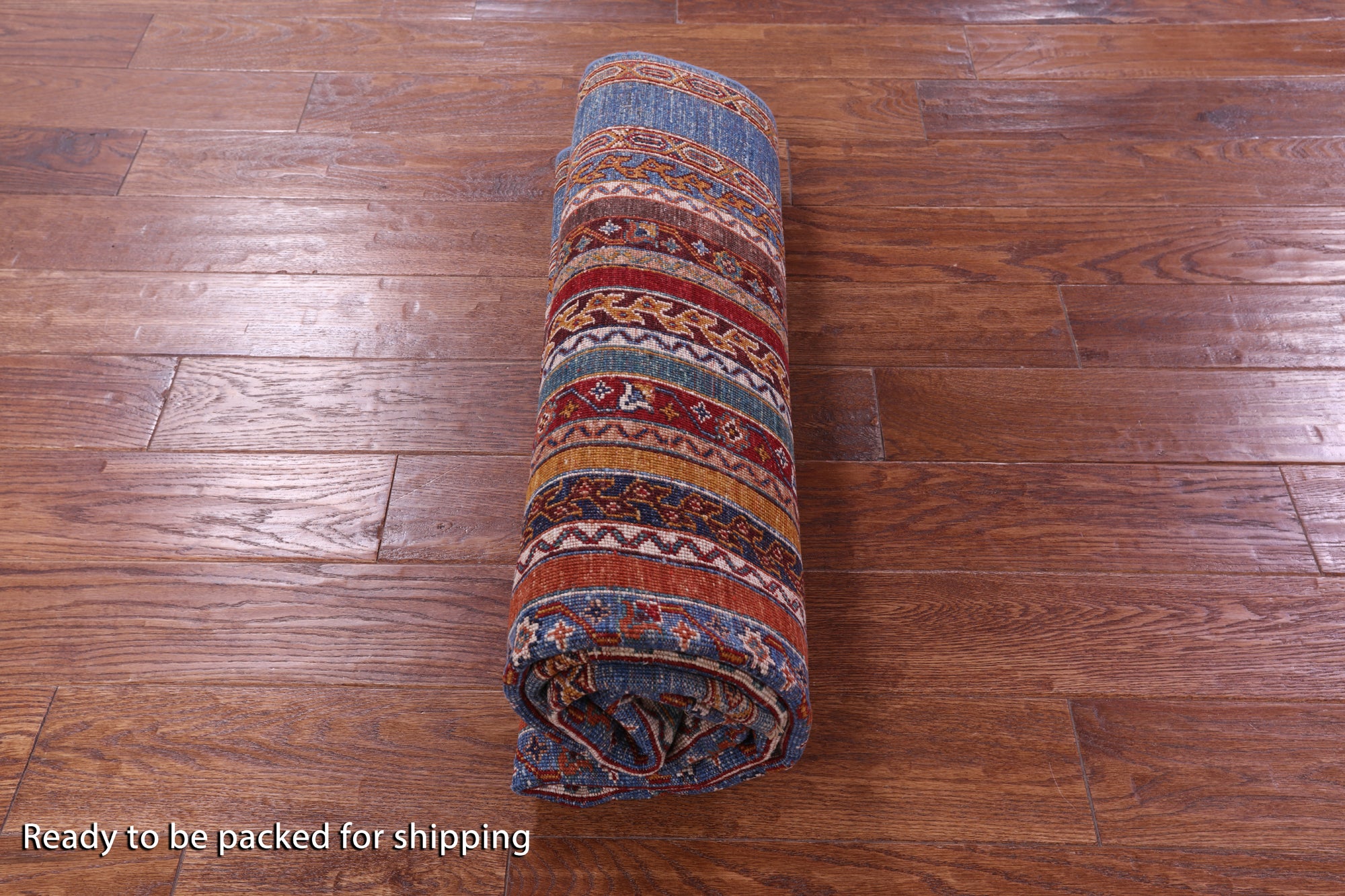Shall Persian Gabbeh Hand Knotted Wool Rug - 5' 2" X 6' 7" - Golden Nile