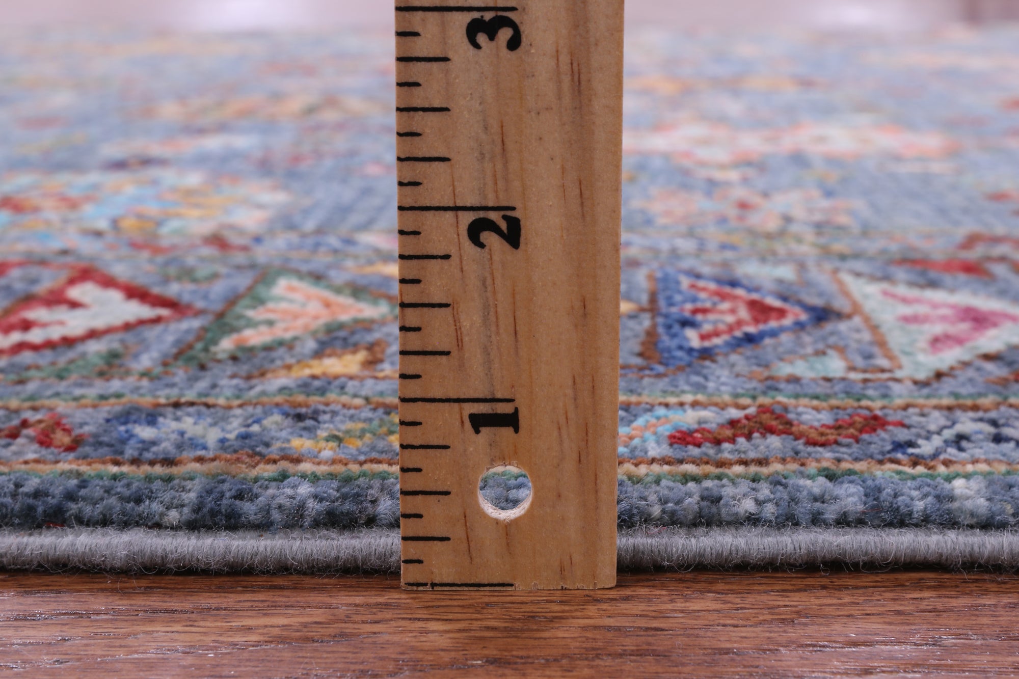 Peshawar Hand Knotted Wool Rug - 5' 0" X 6' 9" - Golden Nile