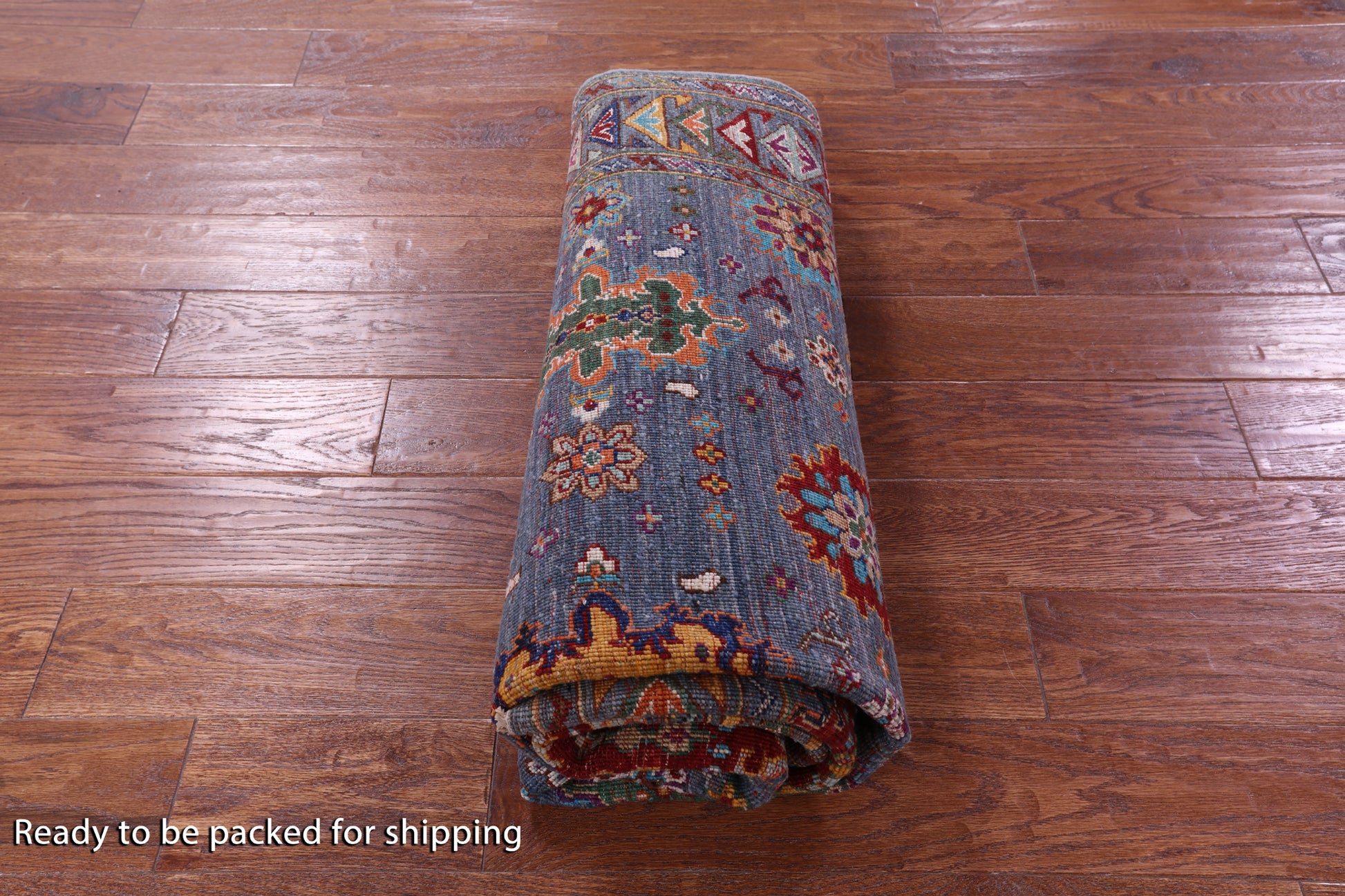 Peshawar Hand Knotted Wool Rug - 5' 0" X 6' 9" - Golden Nile