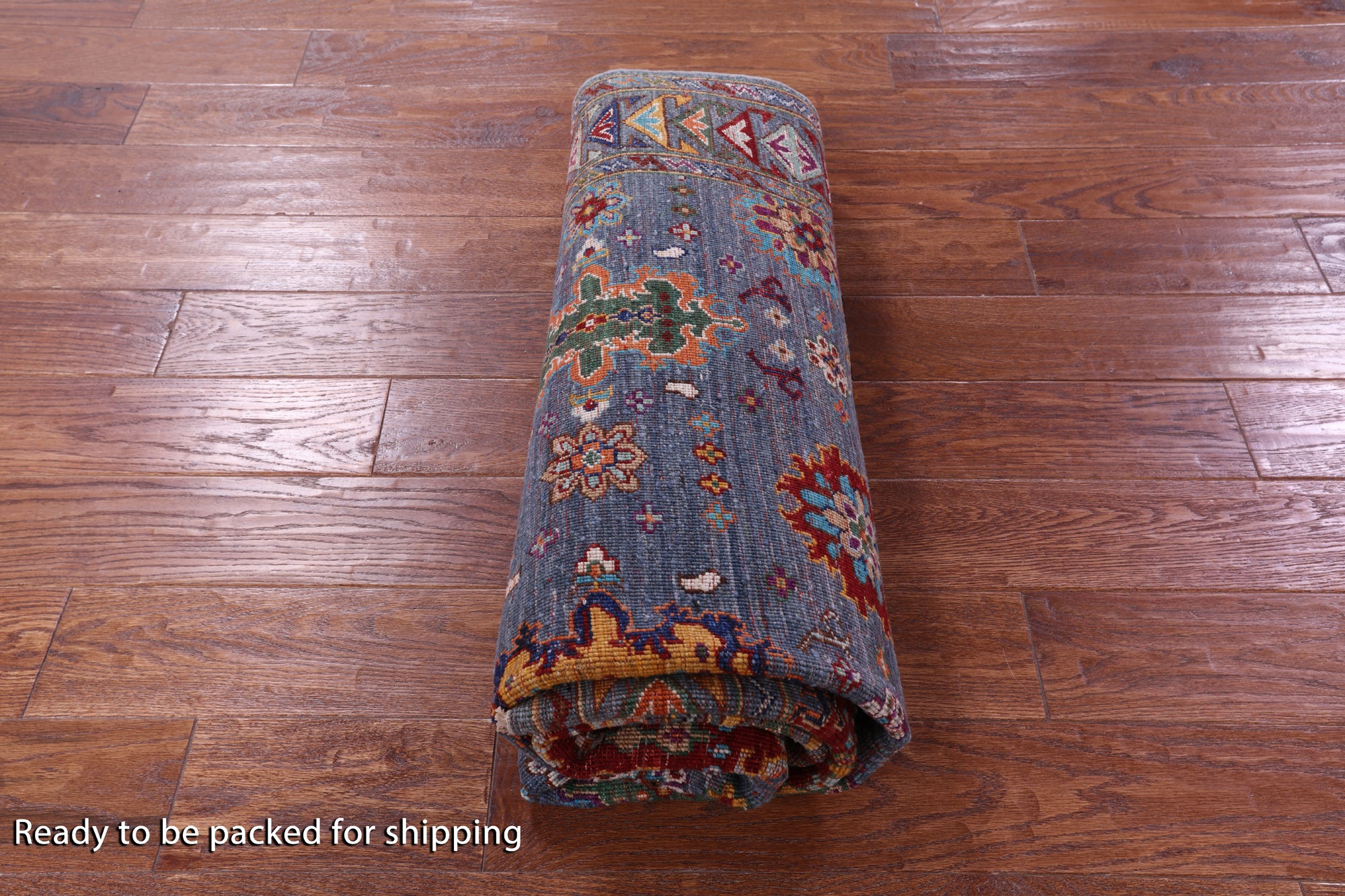 Peshawar Hand Knotted Wool Rug - 5' 0" X 6' 9" - Golden Nile
