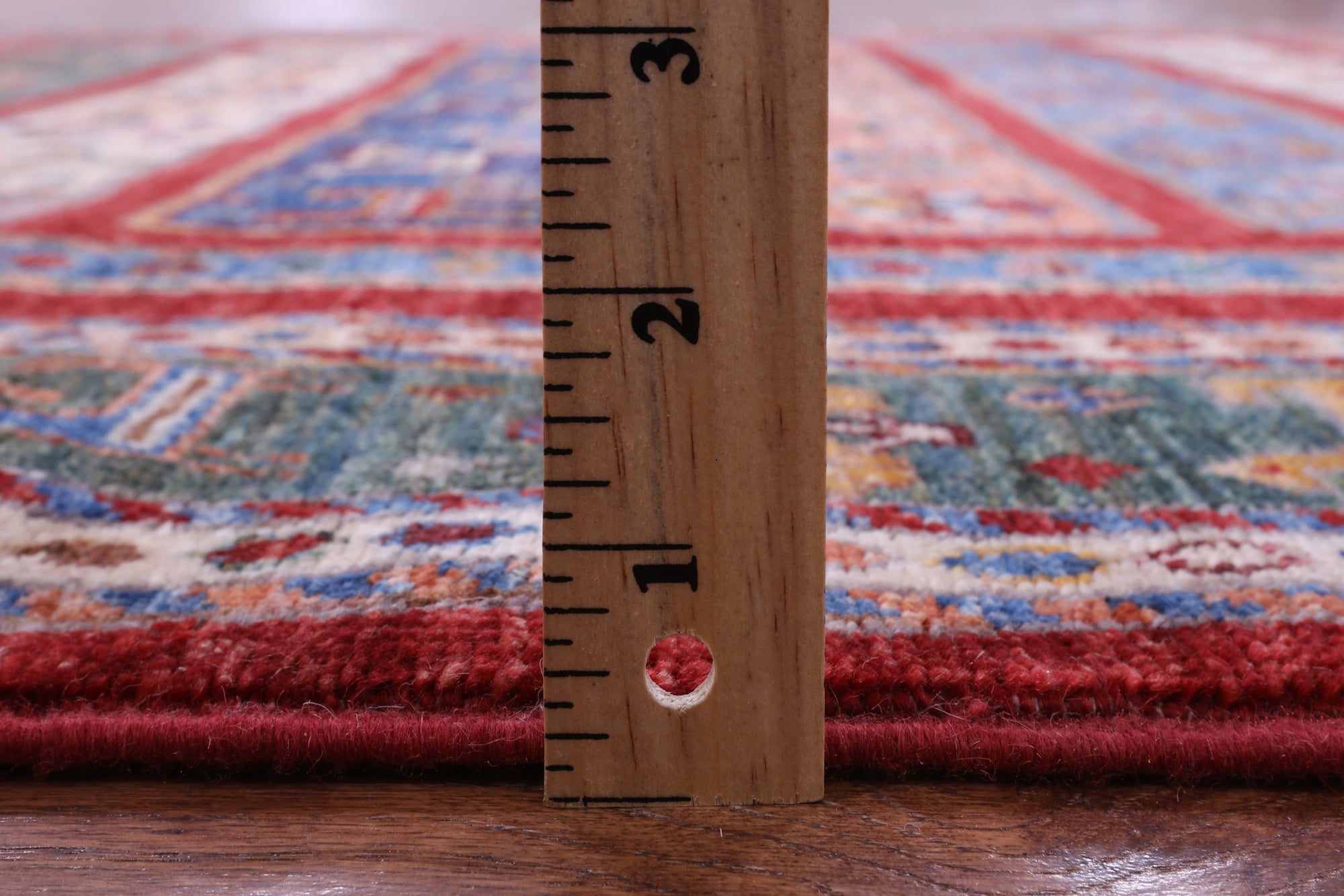 Tribal Persian Gabbeh Hand Knotted Wool Rug - 5' 7" X 8' 5" - Golden Nile