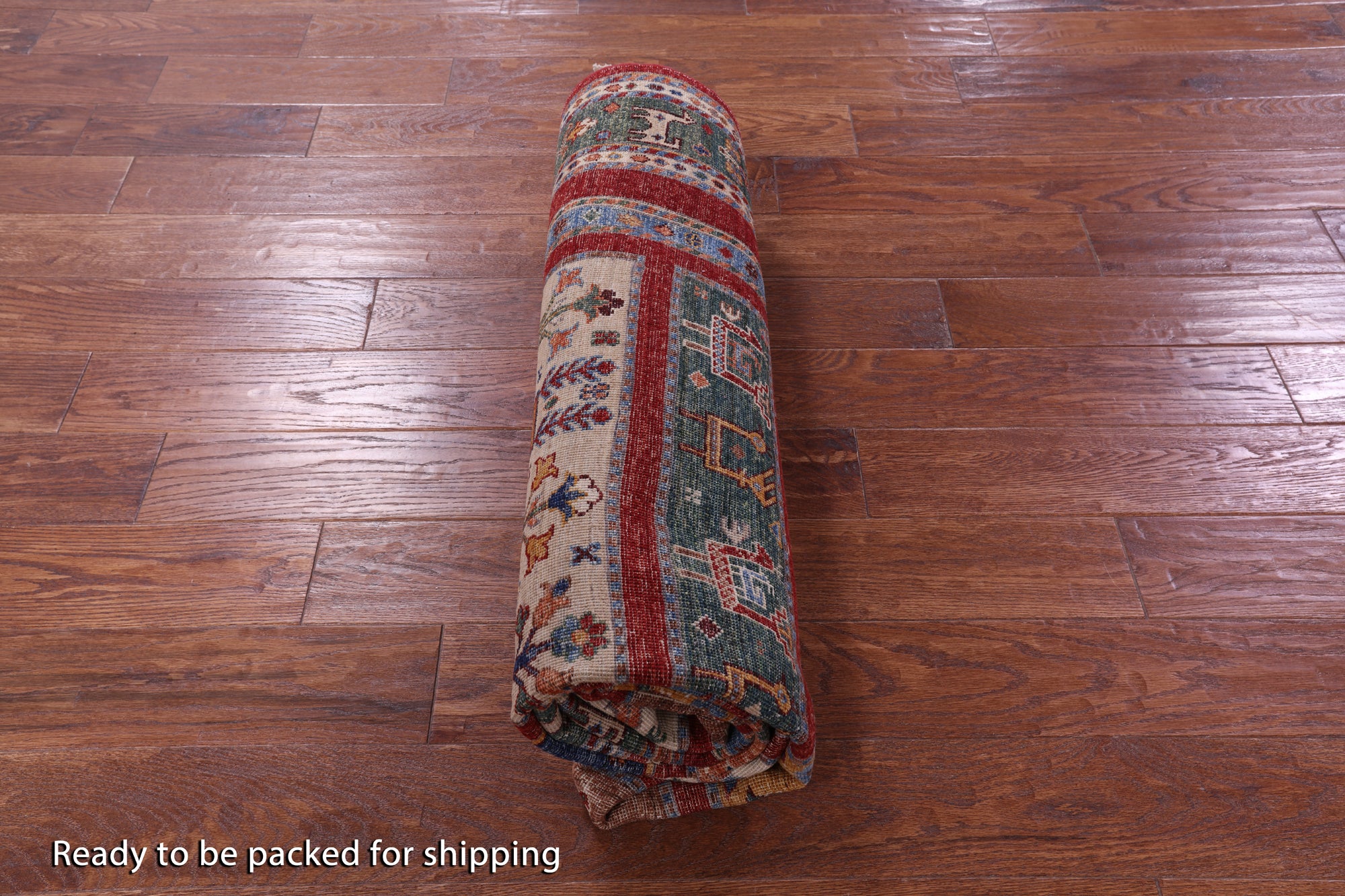 Tribal Persian Gabbeh Hand Knotted Wool Rug - 5' 7" X 8' 5" - Golden Nile