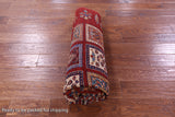 Red Garden Design Persian Hand Knotted Wool Rug - 5' 2" X 6' 2" - Golden Nile