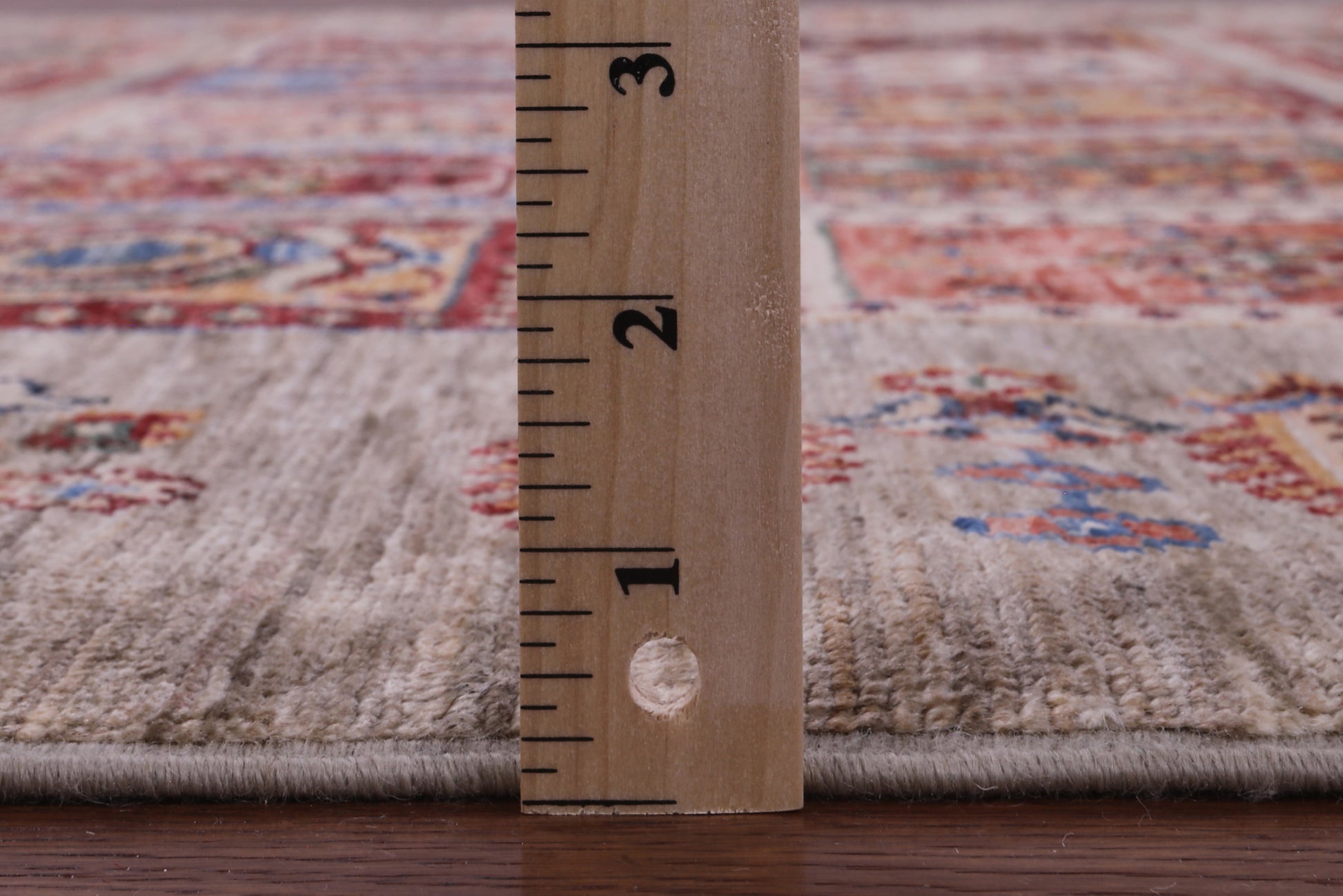 Garden Design Persian Hand Knotted Wool Rug - 5' 2" X 6' 6" - Golden Nile