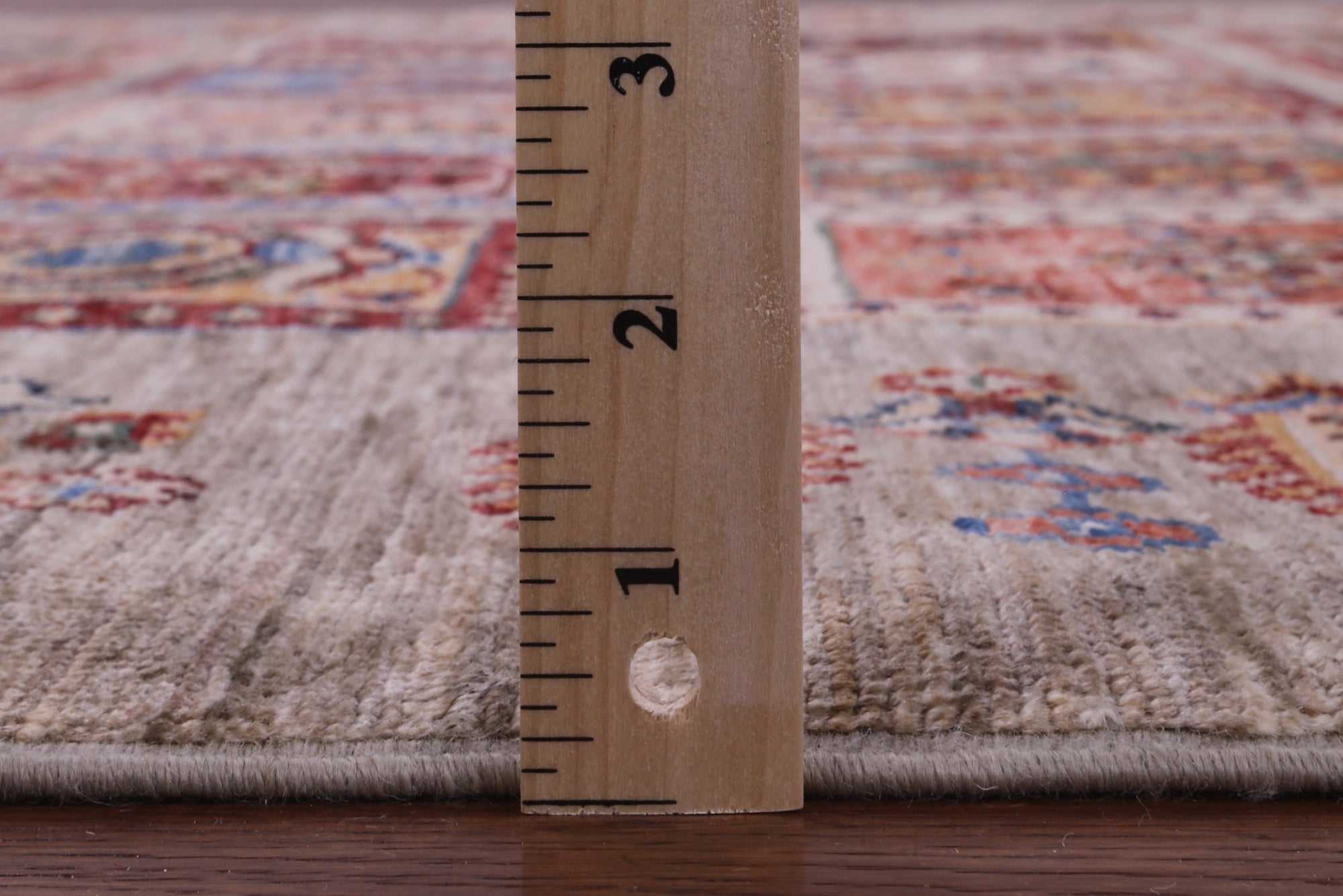 Garden Design Persian Hand Knotted Wool Rug - 5' 2" X 6' 6" - Golden Nile