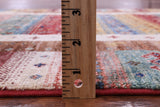 Tribal Persian Gabbeh Handmade Wool Rug - 3' 7" X 4' 11" - Golden Nile