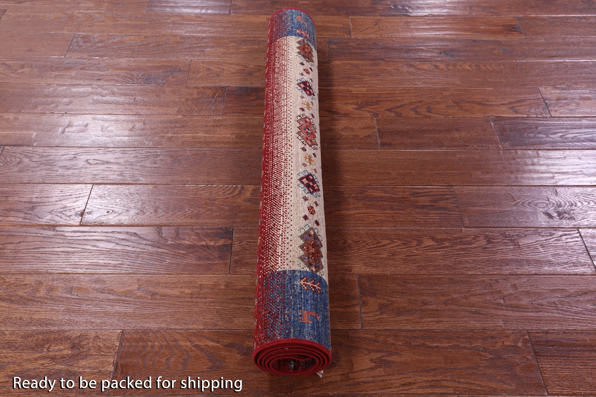 Tribal Persian Gabbeh Handmade Wool Rug - 3' 7" X 4' 11" - Golden Nile
