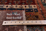 Tribal Persian Gabbeh Hand Knotted Wool Rug - 2' 8" X 4' 0" - Golden Nile