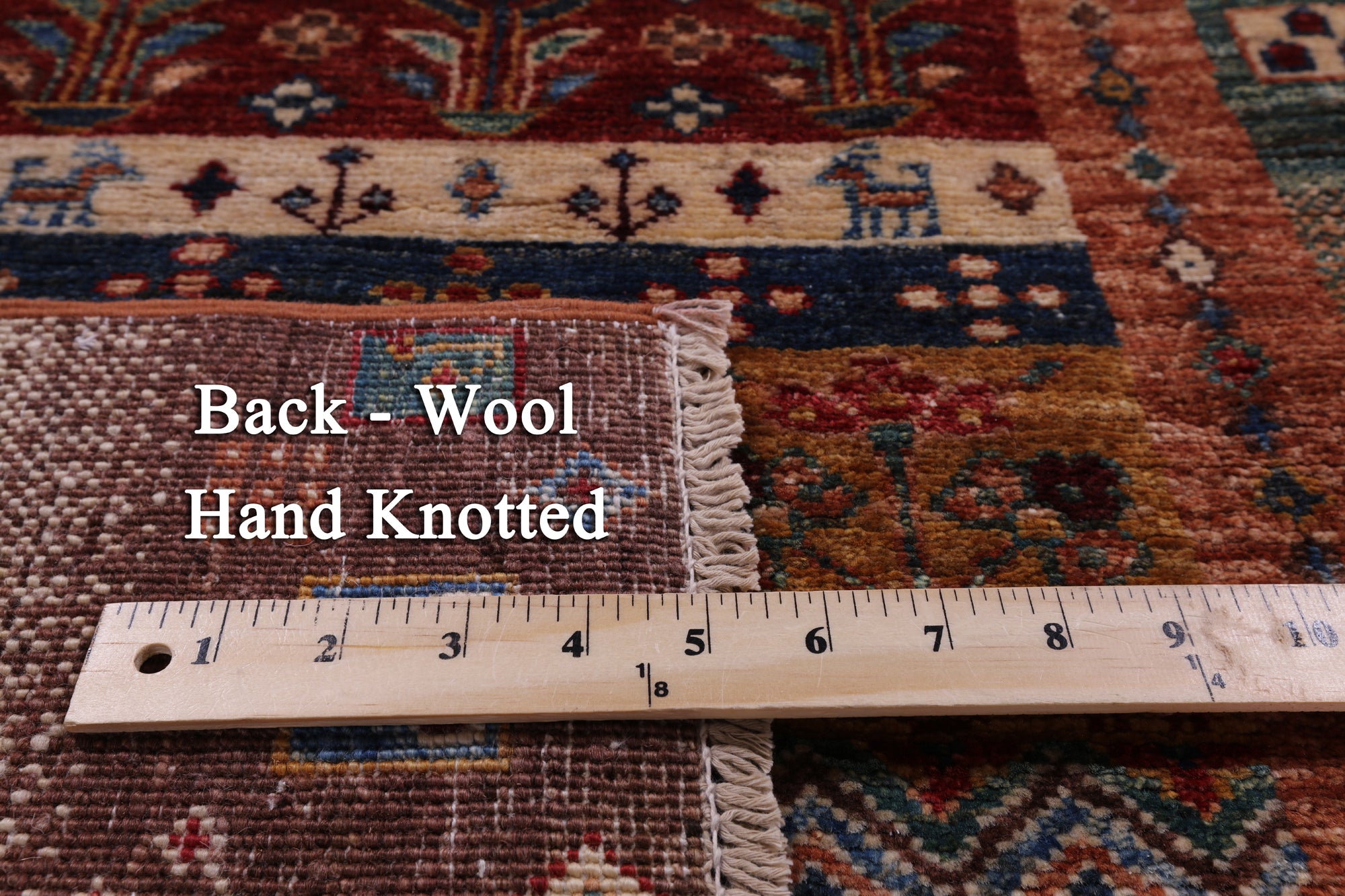 Tribal Persian Gabbeh Hand Knotted Wool Rug - 2' 8" X 4' 0" - Golden Nile