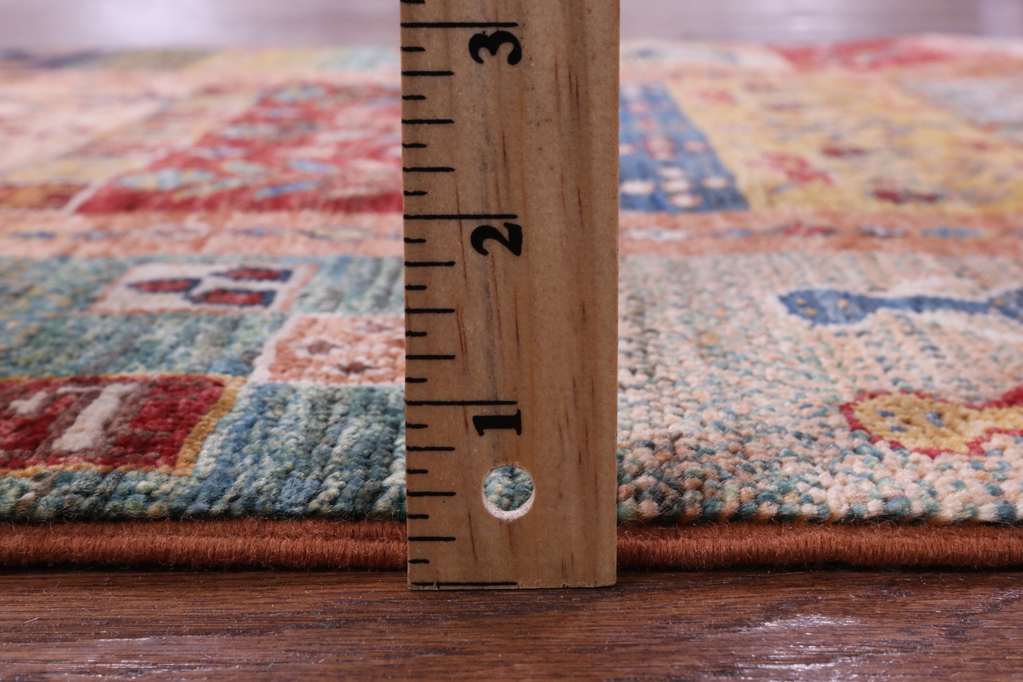 Tribal Persian Gabbeh Hand Knotted Wool Rug - 2' 8" X 4' 0" - Golden Nile