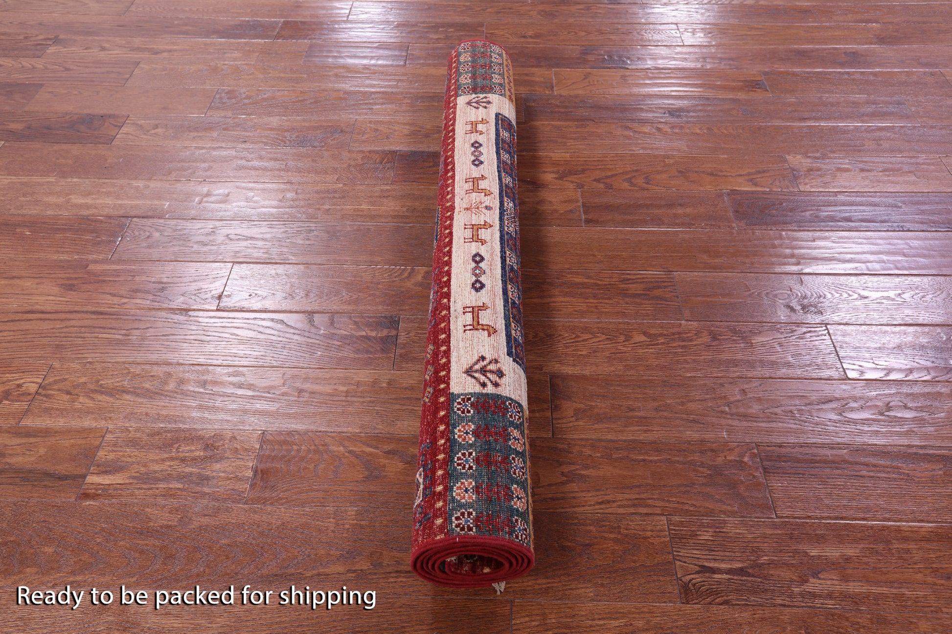 Persian Tribal Gabbeh Handmade Wool Rug - 4' 2" X 6' 3" - Golden Nile