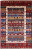 Persian Tribal Gabbeh Handmade Wool Rug - 4' 2" X 6' 3" - Golden Nile