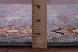 Grey Persian Tribal Gabbeh Handmade Wool Rug - 4' 1" X 6' 0" - Golden Nile