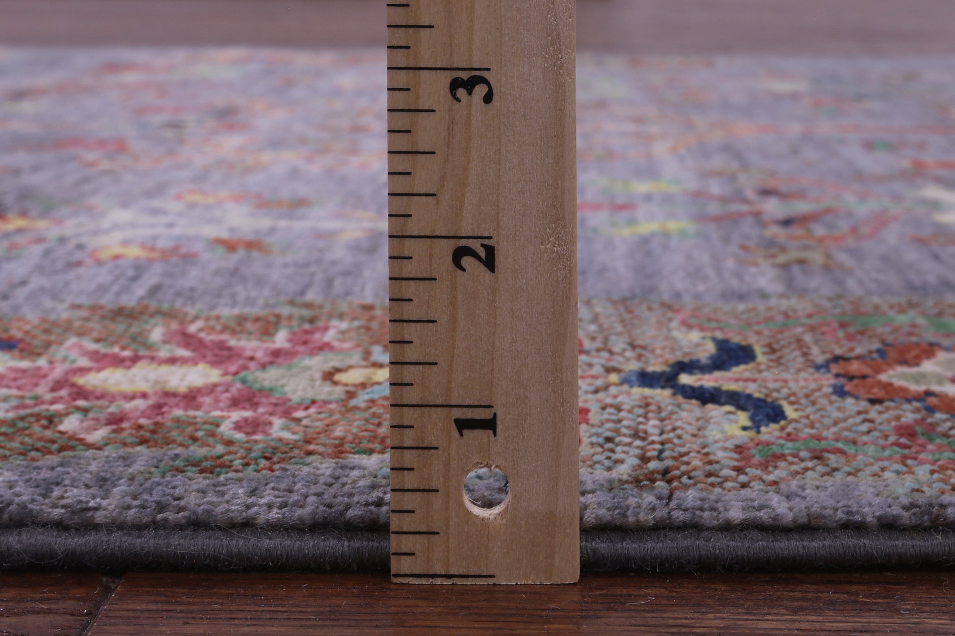 Grey Persian Tribal Gabbeh Handmade Wool Rug - 4' 1" X 6' 0" - Golden Nile