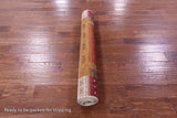 Persian Gabbeh Tribal Hand Knotted Wool Rug - 4' 0" X 5' 10" - Golden Nile