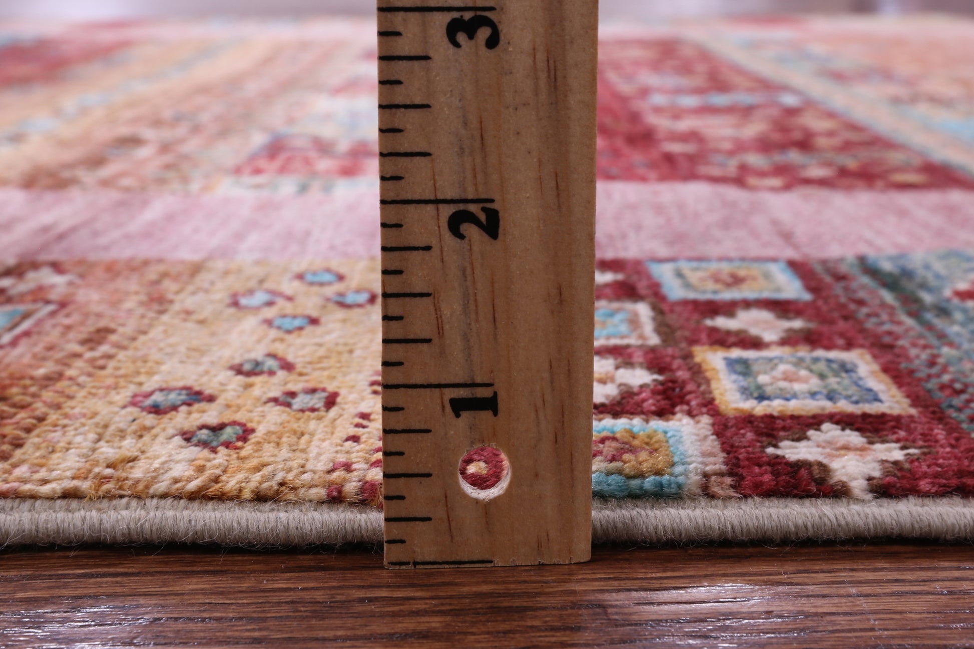 Tribal Persian Gabbeh Hand Knotted Wool Rug - 4' 2" X 6' 1" - Golden Nile