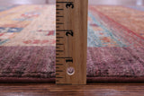 Tribal Persian Gabbeh Hand Knotted Wool Rug - 4' 0" X 5' 10" - Golden Nile