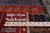 Tribal Persian Gabbeh Hand Knotted Wool Runner Rug - 2' 8" X 8' 5" - Golden Nile