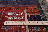 Persian Gabbeh Tribal Hand Knotted Wool Runner Rug - 2' 8" X 8' 5" - Golden Nile