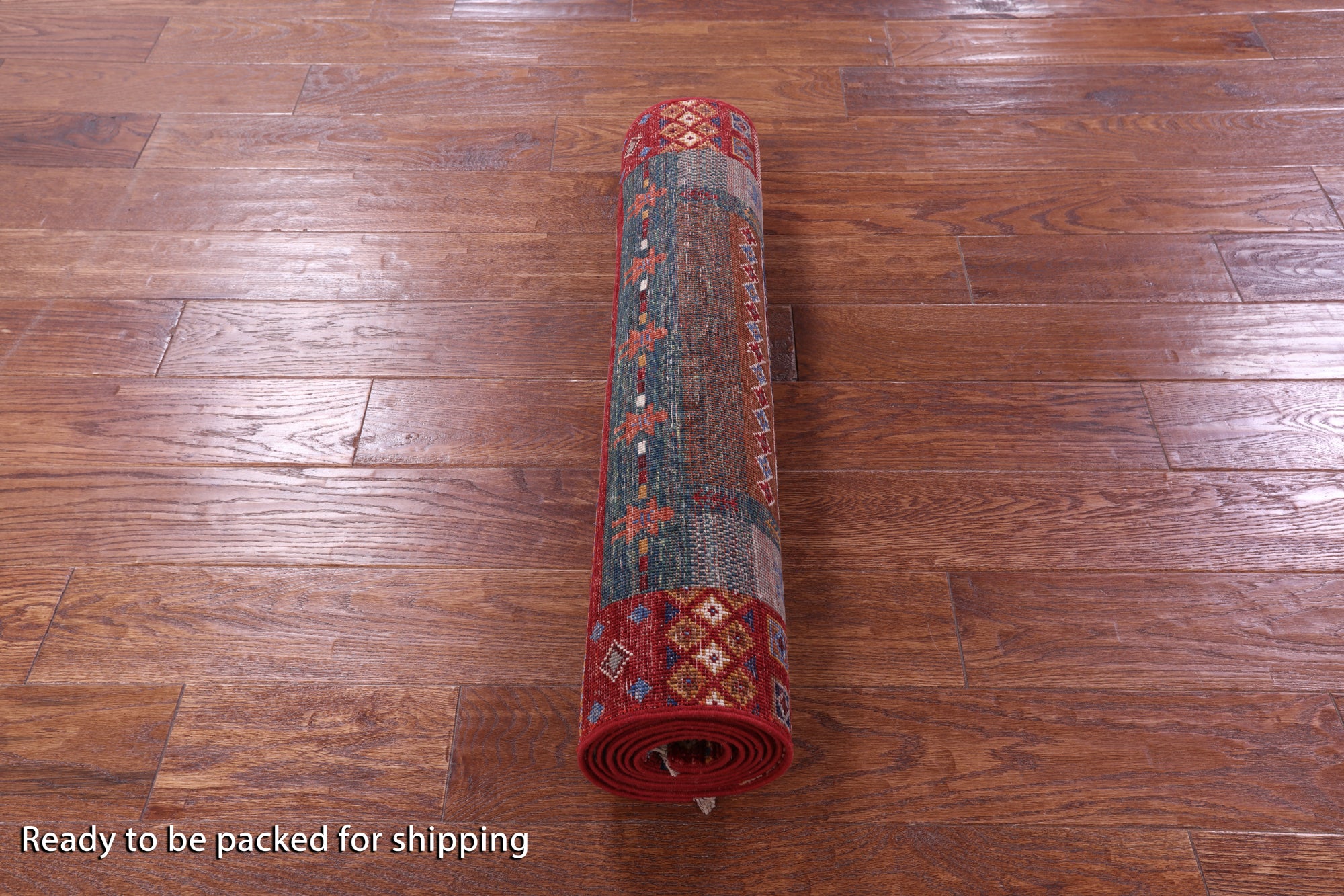 Persian Gabbeh Tribal Hand Knotted Wool Runner Rug - 2' 8" X 8' 5" - Golden Nile