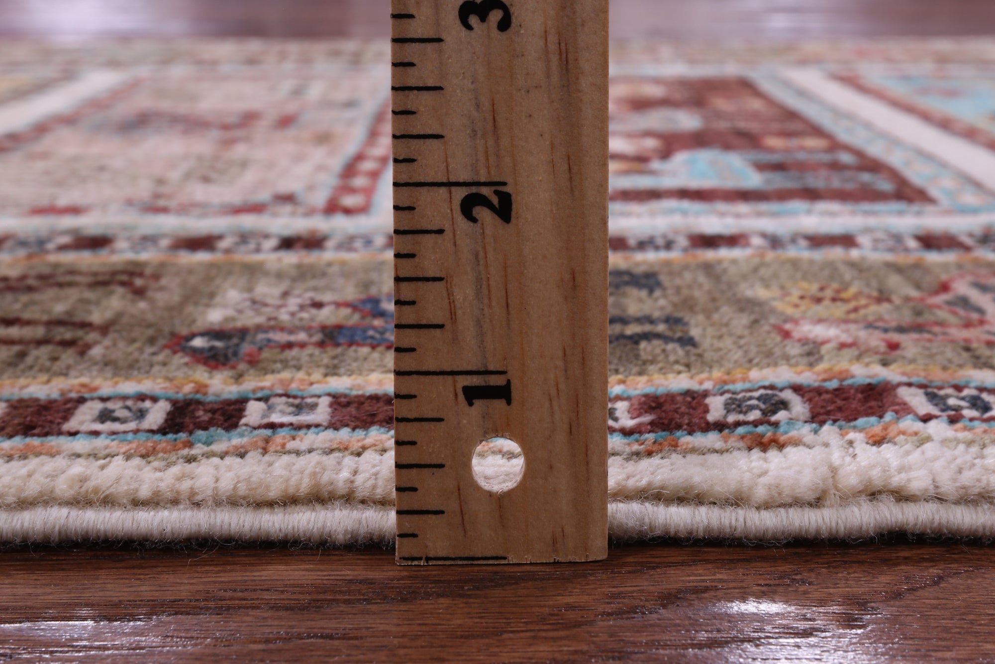 Tribal Persian Gabbeh Hand Knotted Wool Runner Rug - 2' 8" X 10' 2" - Golden Nile
