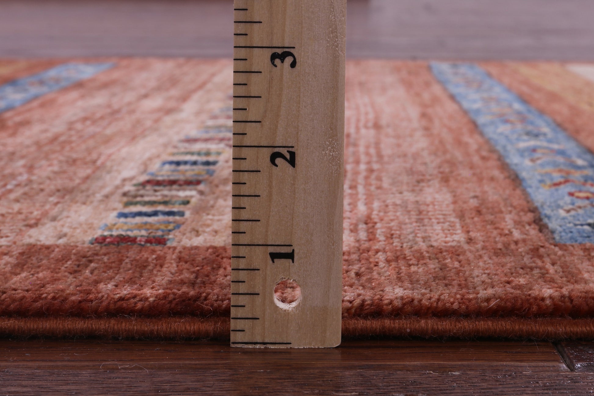 Tribal Persian Gabbeh Hand Knotted Wool Runner Rug - 2' 9" X 9' 7" - Golden Nile