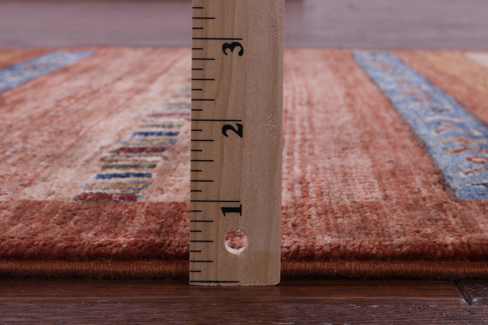 Tribal Persian Gabbeh Hand Knotted Wool Runner Rug - 2' 9" X 9' 7" - Golden Nile