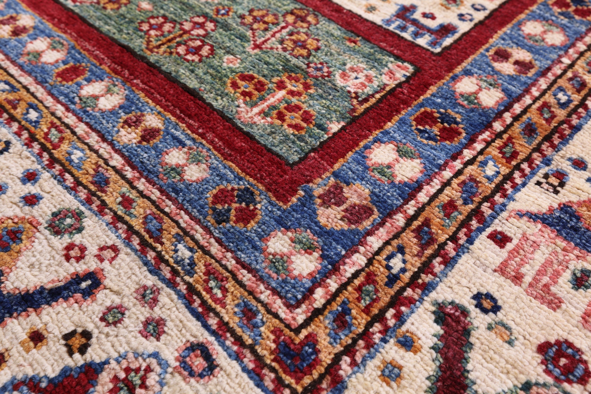 Tribal Persian Gabbeh Hand Knotted Wool Runner Rug - 2' 9" X 9' 9" - Golden Nile