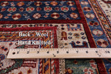 Tribal Persian Gabbeh Hand Knotted Wool Runner Rug - 2' 9" X 9' 9" - Golden Nile