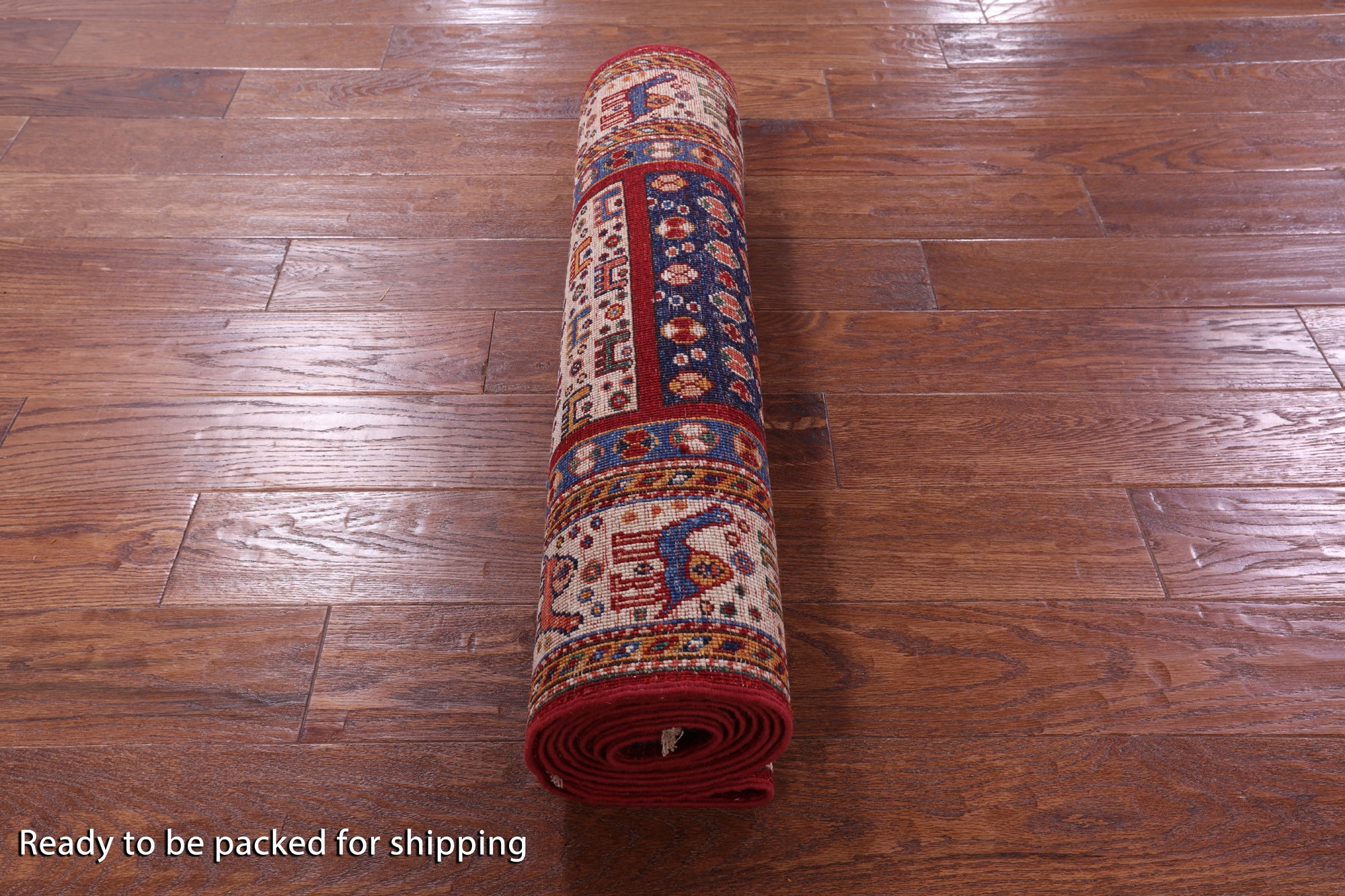 Tribal Persian Gabbeh Hand Knotted Wool Runner Rug - 2' 9" X 9' 9" - Golden Nile