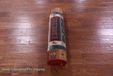 Persian Gabbeh Tribal Hand Knotted Wool Runner Rug - 2' 7" X 9' 9" - Golden Nile