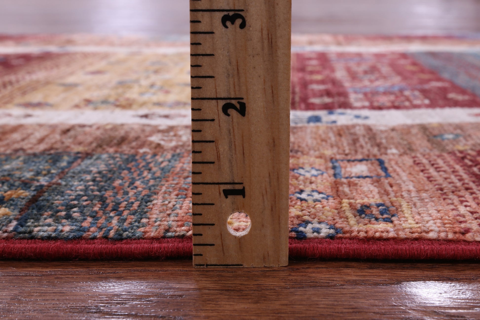 Tribal Persian Gabbeh Hand Knotted Wool Runner Rug - 2' 6" X 6' 7" - Golden Nile