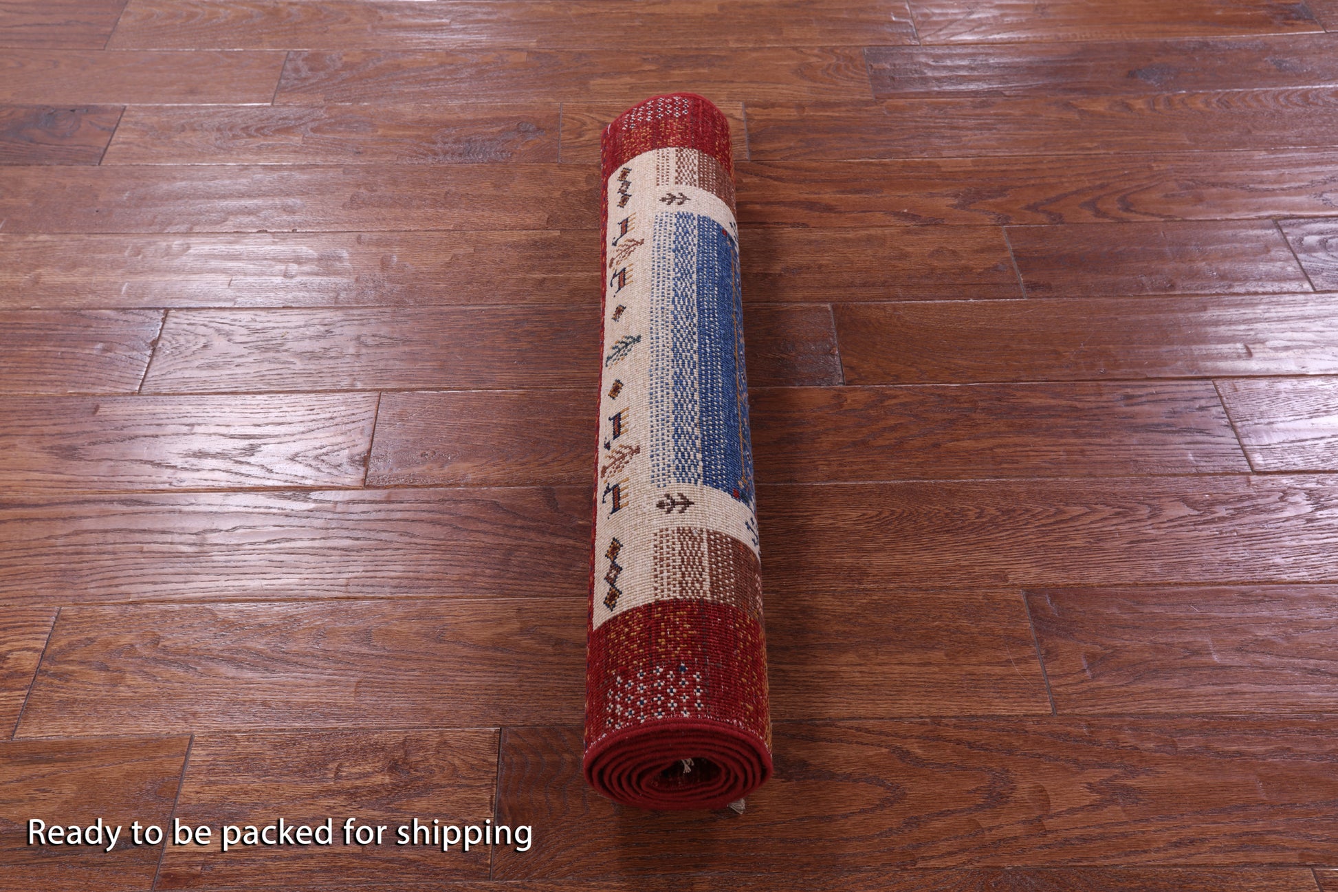 Tribal Persian Gabbeh Hand Knotted Wool Runner Rug - 2' 6" X 6' 7" - Golden Nile