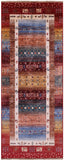 Tribal Persian Gabbeh Hand Knotted Wool Runner Rug - 2' 6" X 6' 7" - Golden Nile