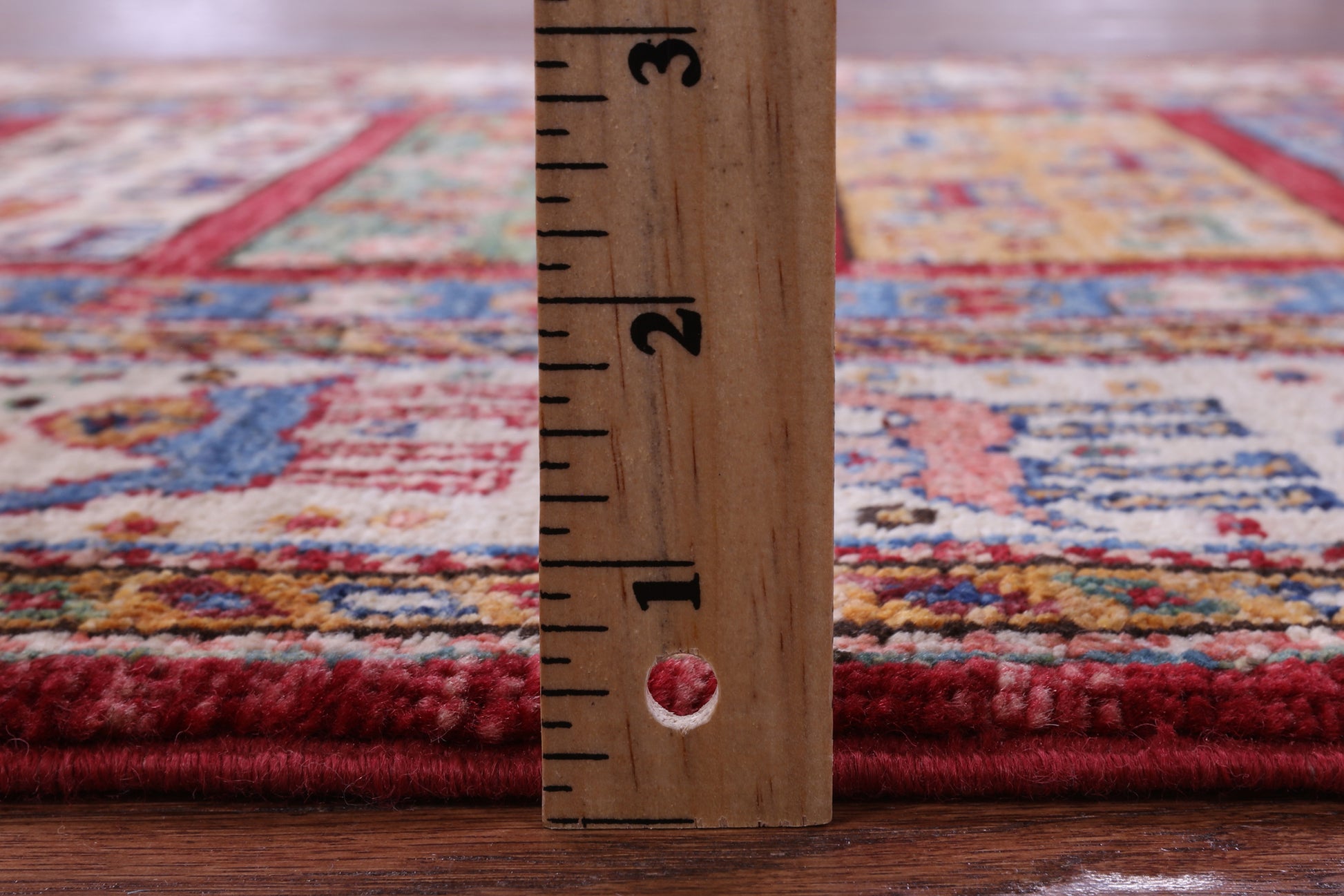 Persian Gabbeh Tribal Hand Knotted Wool Runner Rug - 2' 9" X 9' 10" - Golden Nile