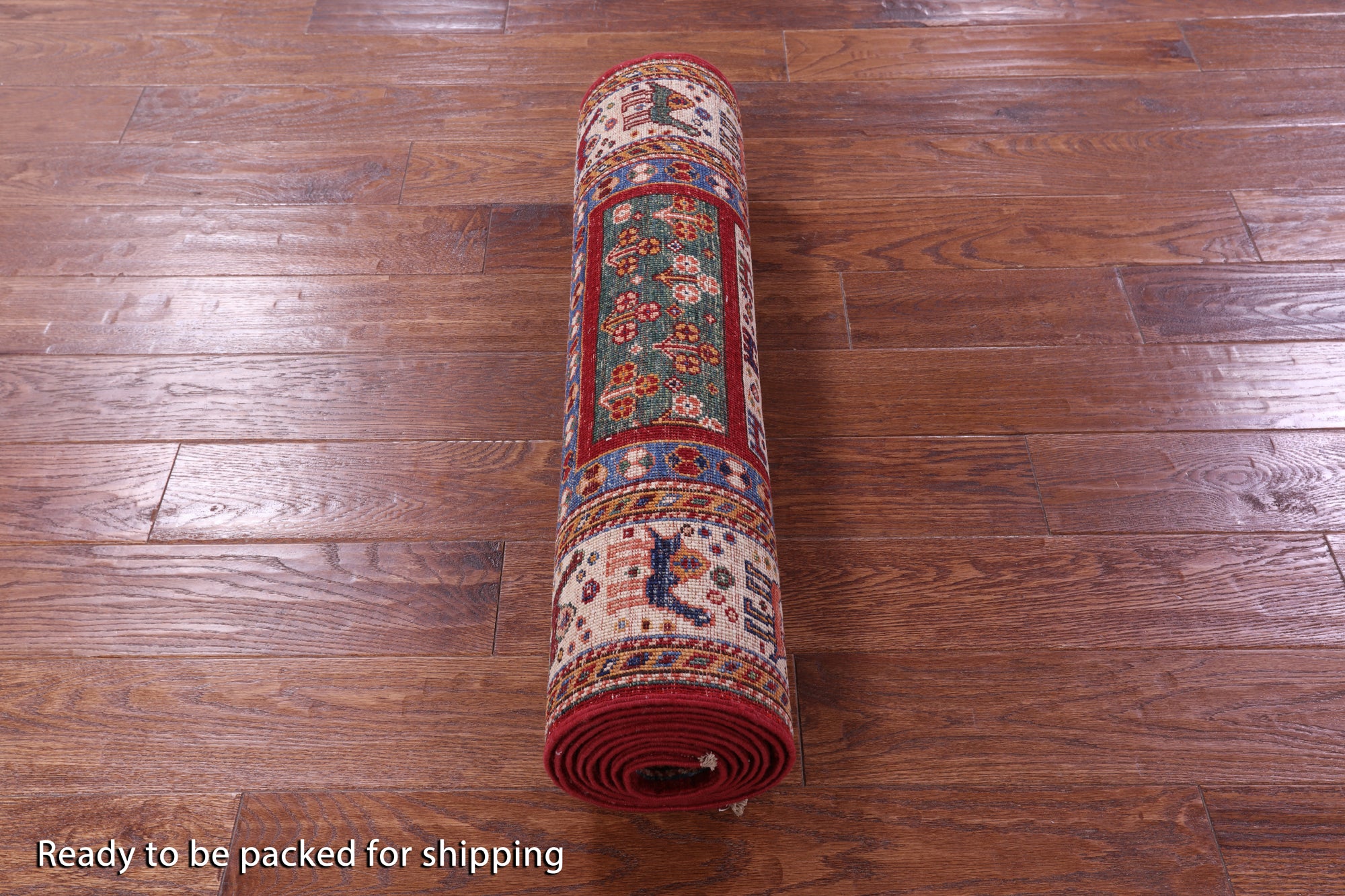 Persian Gabbeh Tribal Hand Knotted Wool Runner Rug - 2' 9" X 9' 10" - Golden Nile